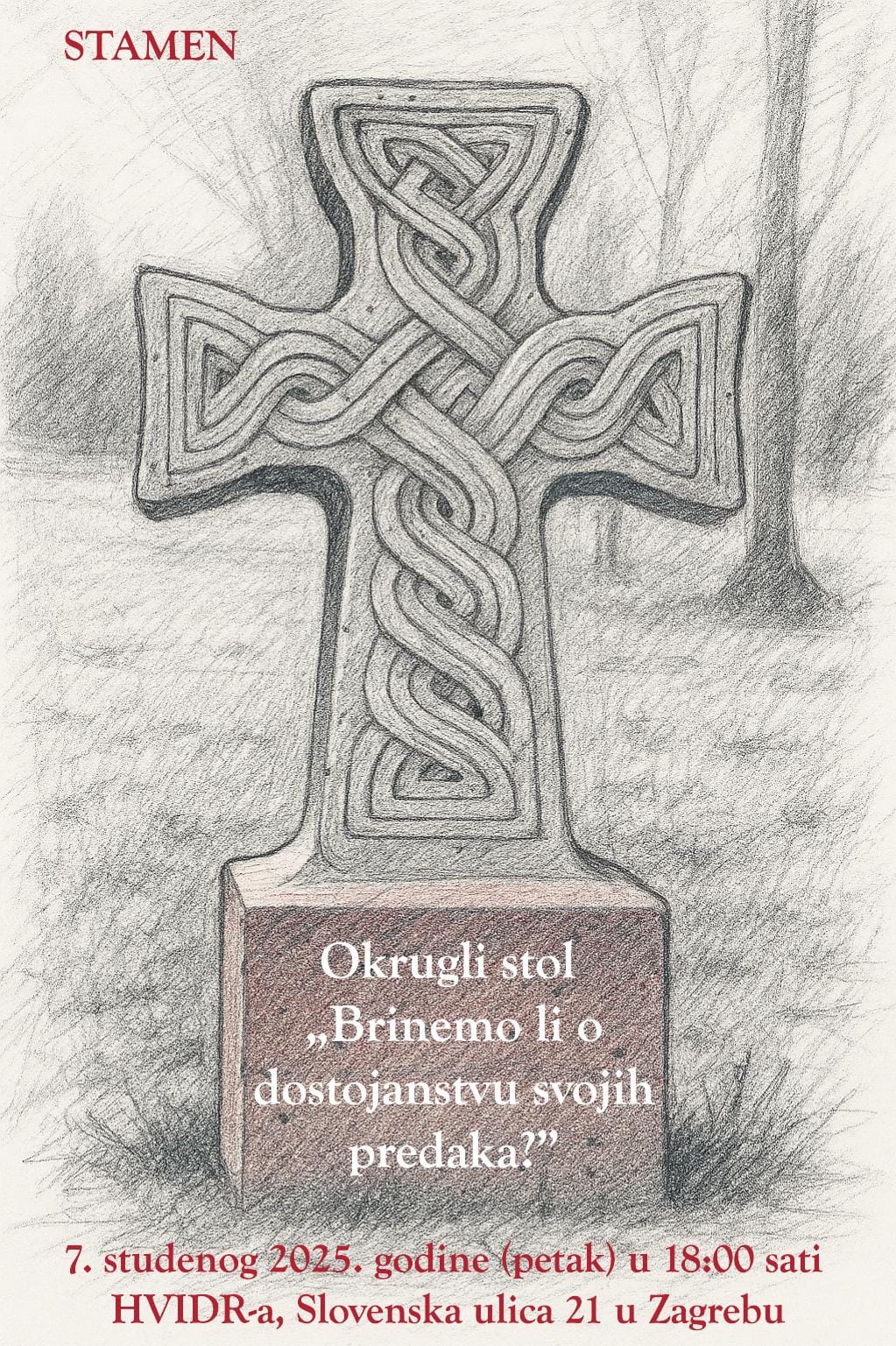 Udruge STAMEN o Okruglom stolu: „Brinemo li o dostojanstvu svojih predaka?