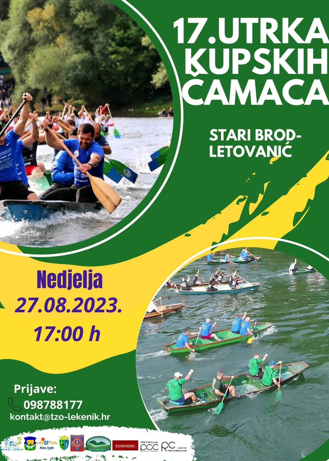 Tradicionalna 17. po redu Utrka kupskih čamaca