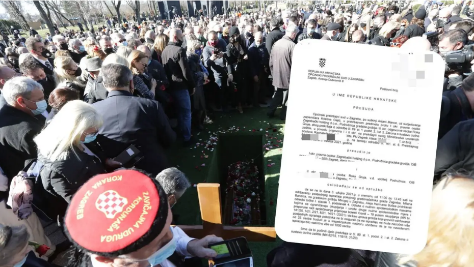 Kakav blam: Sud poništio kazne za Bandićev sprovod jer je MUP fulao vlastite zakonske odredbe