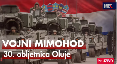 ZAGREB: Svečani vojni mimohod 2025. (UŽIVO)