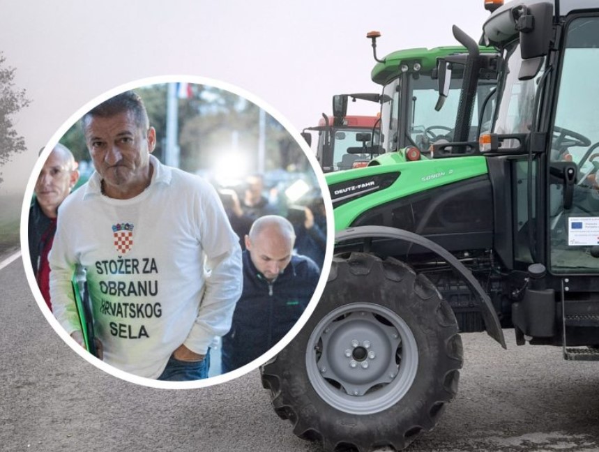 Na prosvjed seljaka došao u odori HV-a po poslao poruku Milanoviću: 'Izvedi vojsku na ulicu'