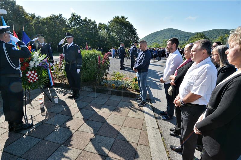 U Žutoj Lokvi obilježena 31. obljetnica pogibije četvorice policajaca