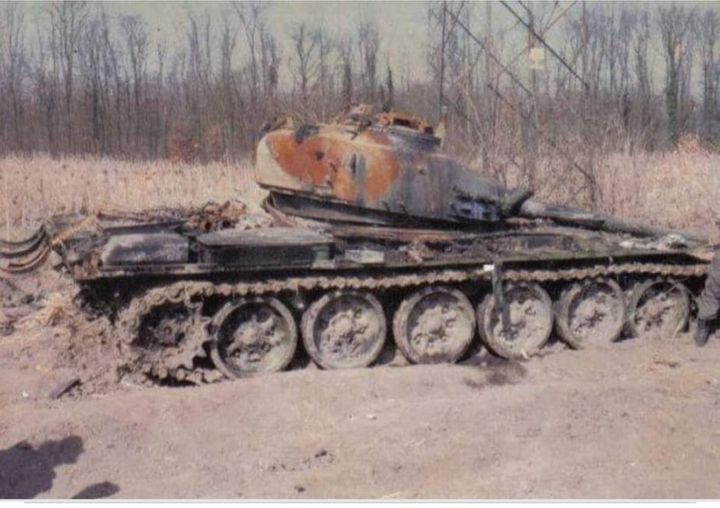 Prvi uništeni srpski tenk u Domovinskom ratu