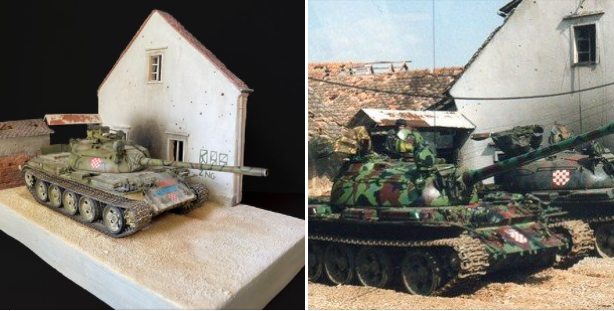 (FOTO) STRANCI INSPIRIRANI DOMOVINSKIM RATOM! Izradili minijaturu tenka u Turnju