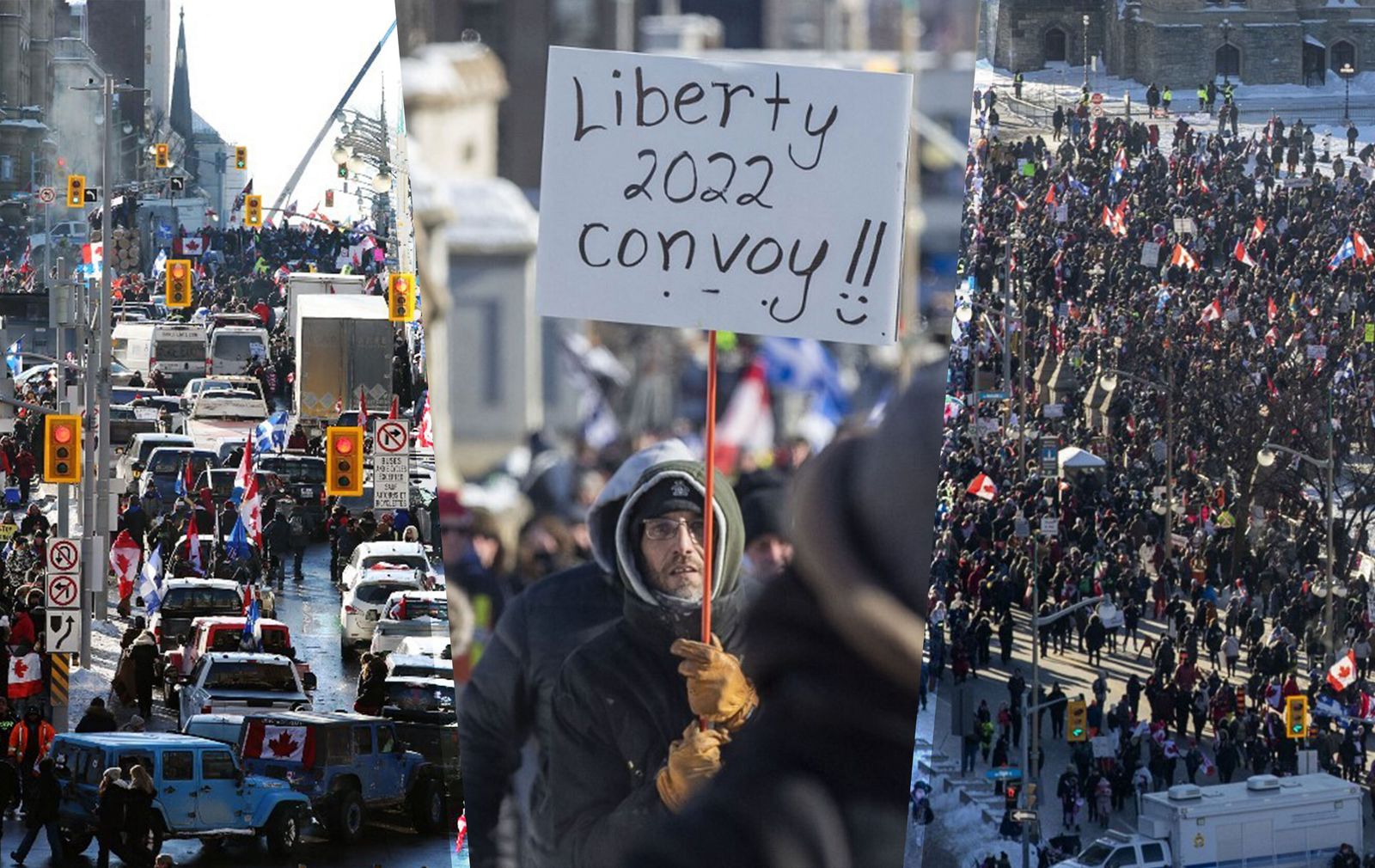 Glavni grad Kanade progutali prosvjedi, vozači kamiona i desničari tvrde da neće stati. Što se događa