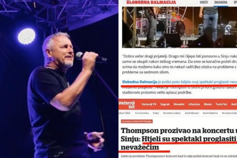 Thompsonov menadžment: Novinari Slobodne Dalmacije krivotvorili Thompsonovo obraćanje publici