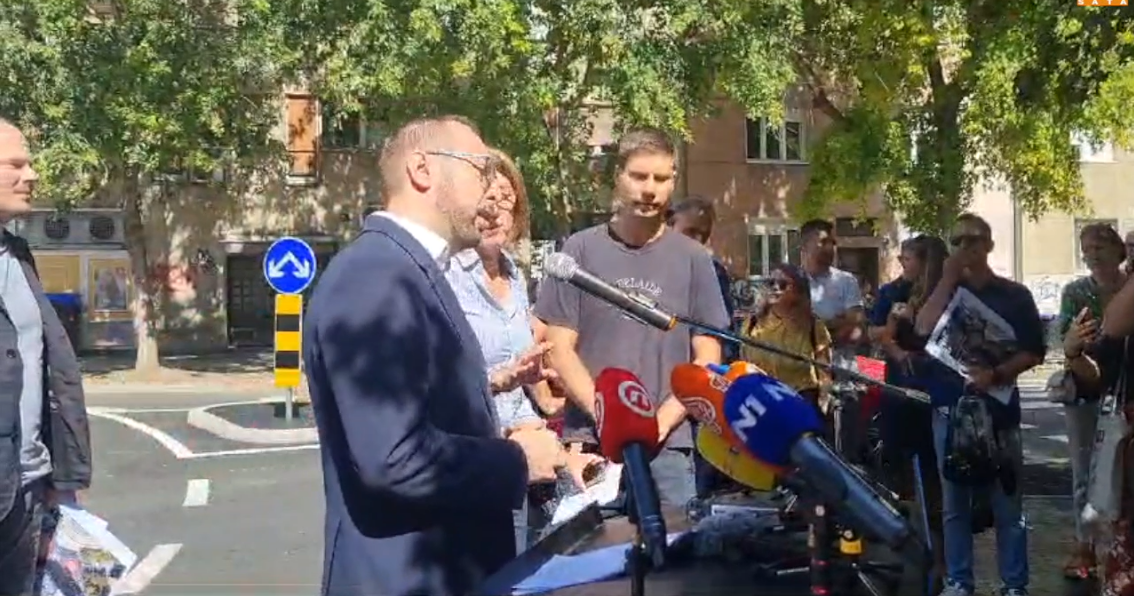 Tomislav Tomašević razgovarao o gradskim temama dok se neočekivano pojavio Ivan Pernar i postavio mu javno nekoliko škakljivih pitanja