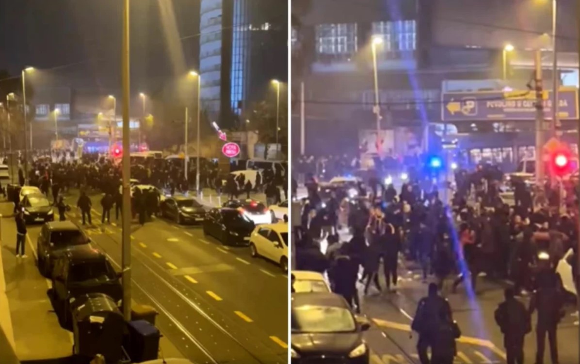 Ovo je snimka nereda u Zagrebu nakon utakmice Hajduka: U navijačkom obračunu stradali policajci