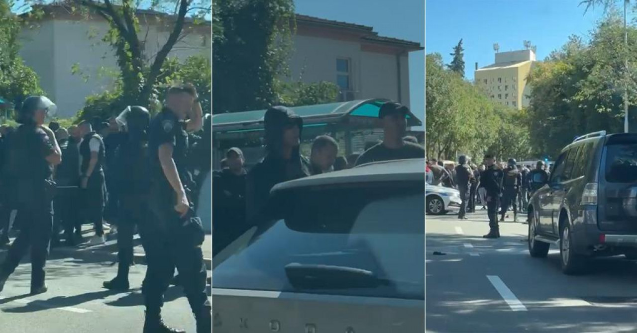 Kaos u Rijeci: Sukob Torcide i policije kod Kantride, navijači odvezeni maricama (VIDEO)