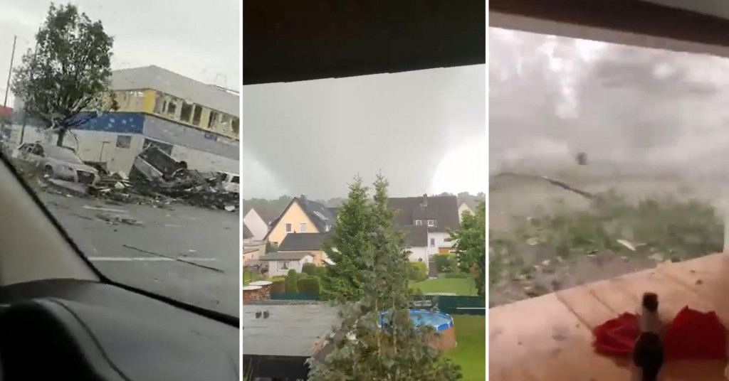 Pogledajte posljedice koje je razorni tornado ostavio u Njemačkoj: Najmanje 40 ozlijeđenih i dvoje poginulih (VIDEO)