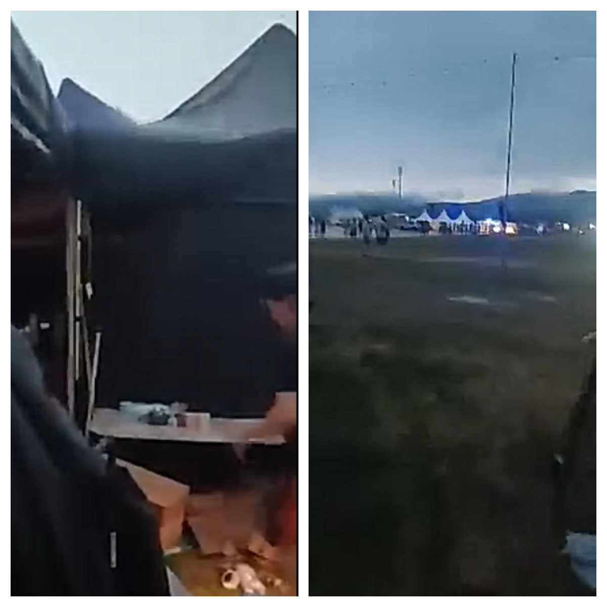 Nevrijeme poharalo festival u Trenčinu: Srušeni šator i ozlijeđeni posjetitelji