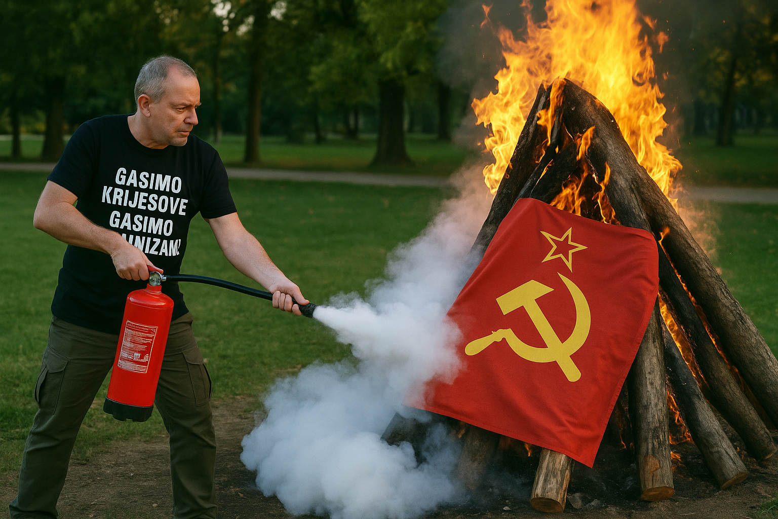 Krijesovi da, hrvatski branitelji ne!