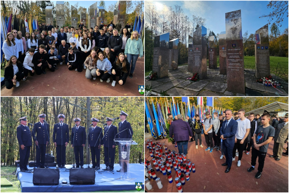 Održana tradicionalna komemoracija za poginule branitelje na spomen području Trokut – Novska, sudjelovali učenici i udruge branitelja