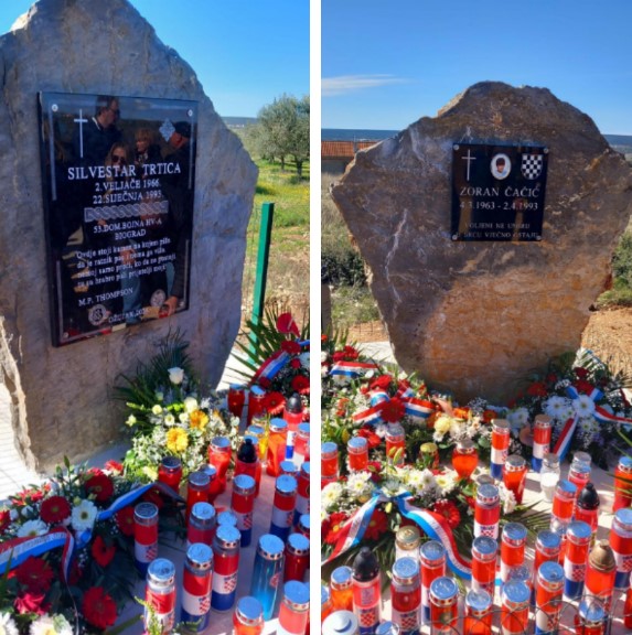 Čast i poštovanje: Braniteljima Silvestru Trtici i Zoranu Čačiću otkrivena Spomen obilježja (FOTO/VIDEO)