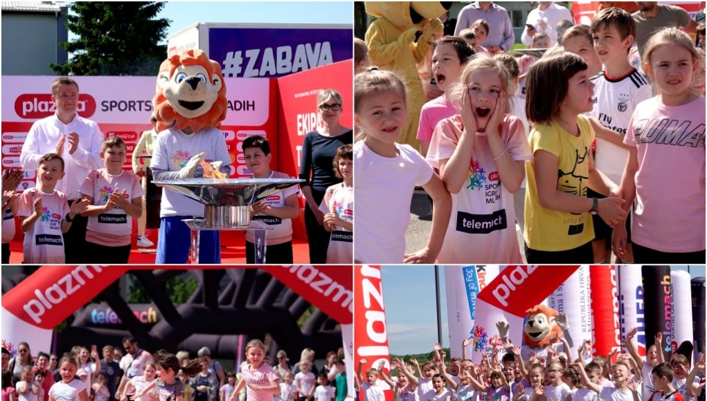 FOTO U Đurđevcu svečano otvorene Sportske igre mladih, stotine osnovnoškolaca preplavile đurđevački stadion