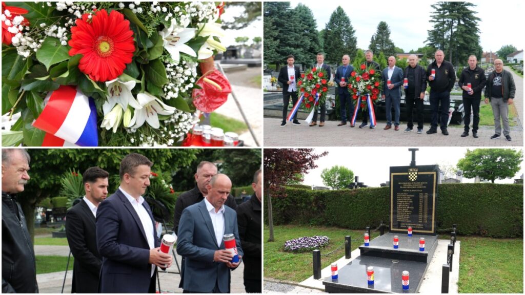 Povodom Dana državnosti položeni vijenci i zapaljene svijeće kod spomen obilježja Križ života