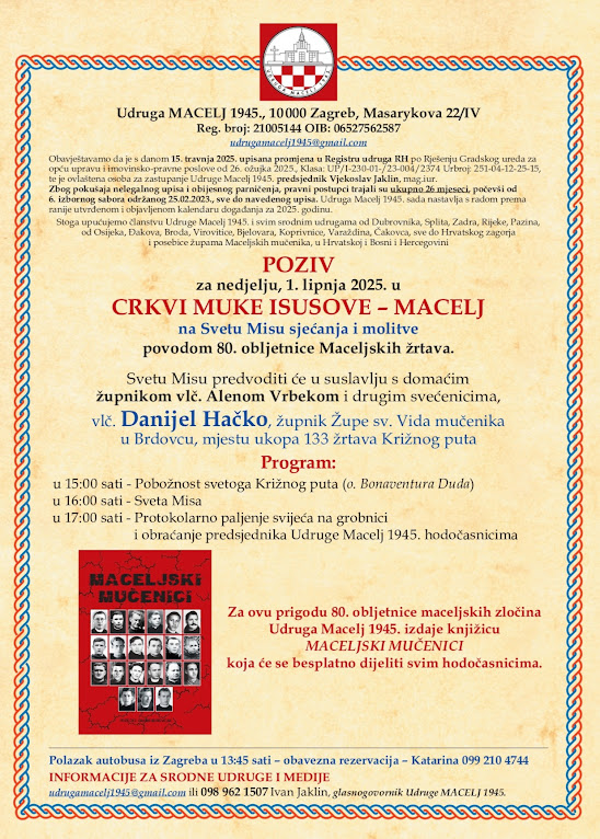 Maceljska šuma: Mjesto zločina, molitve i istine