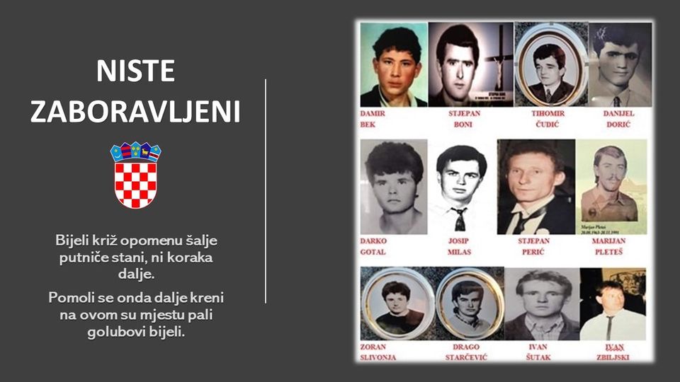 IN MEMORIAM: Na današnji dan, 20. studenog 1991. kod Antunovca poginulo 12 hrvatskih branitelja