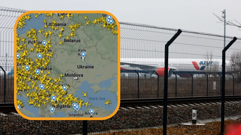 Nebo iznad Ukrajine je prazno