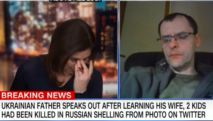 (VIDEO) PRIČA UKRAJINCA RASPLAKALA VODITELJICU I MILIJUNE LJUDI: “Na fotografijama sam prepoznao svoju djecu, ležala su mrtva na pločniku…”