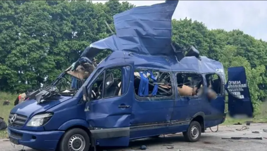 Tragedija u Bilopilji: Ruski dron pogodio putnički autobus