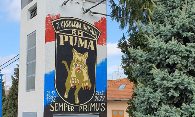 SLAVNE ‘PUME’ DOBILE MURAL: 7. gardijska brigada osvanula u Selnicama