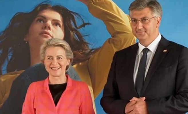 HRVATSKA SI JE VEZALA RUKE IZA OSMIJEHA URSULE I PREMIJERA KRIJE SE OZBILJNA DRAMA! Milijarde iz EU otkrivaju razlog za brigu: ‘Hrvatska je europsko Kosovo!’