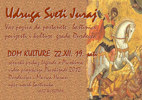 ĐURĐEVAC: 10 GODINA DJELOVANJA UDRUGE SVETI JURAJ