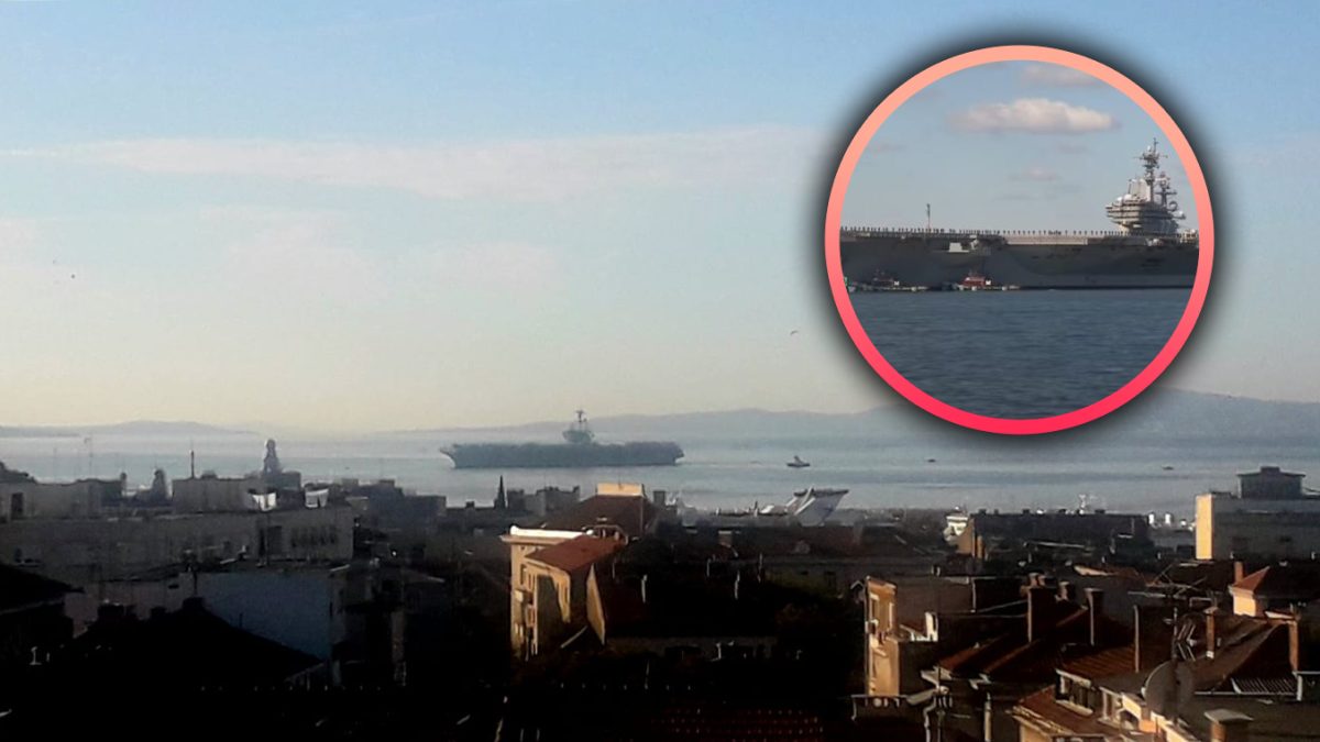 U Split uplovio najveći američki nosač aviona na nuklearni pogon