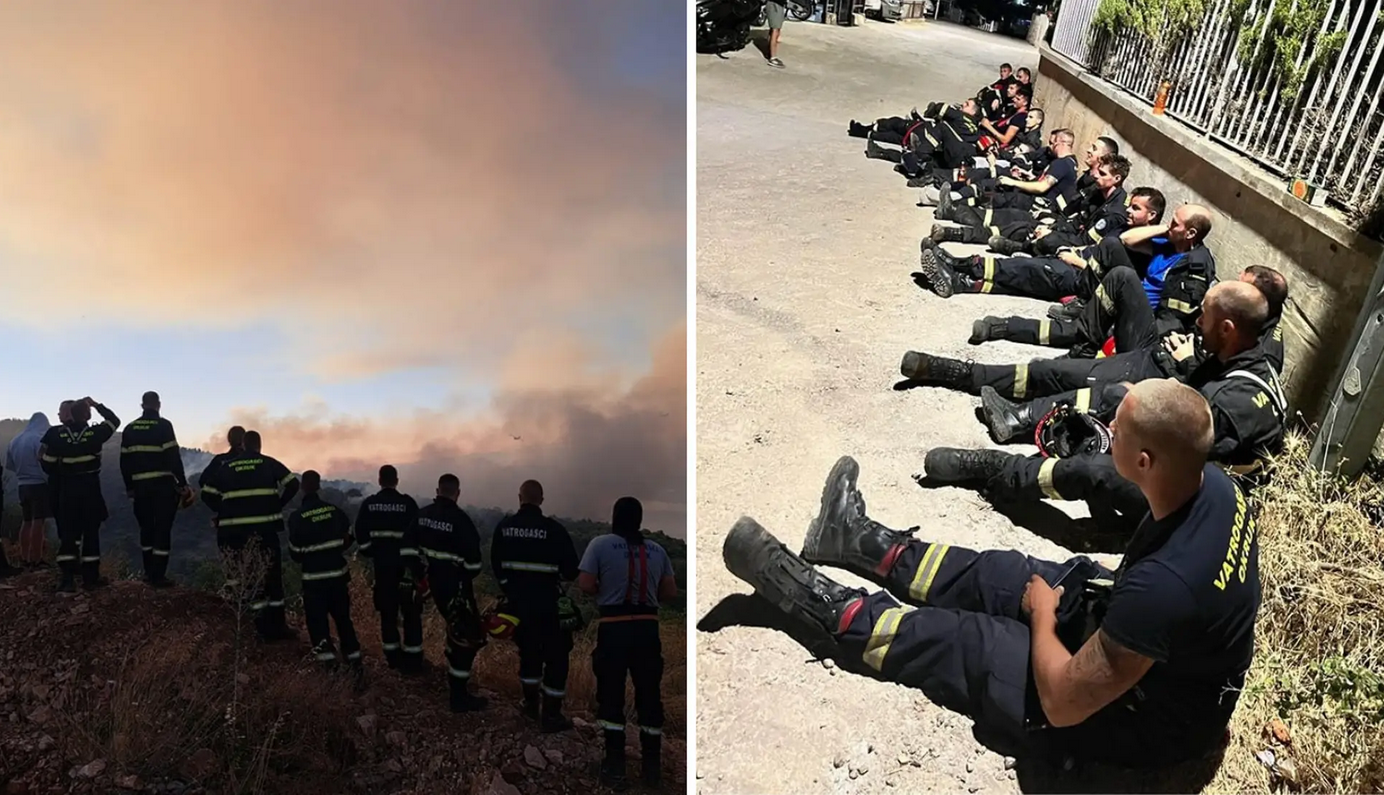 Hrabri vatrogasci junaci u borbi protiv požara na Čiovu: Stanovnici spašeni zahvaljujući hrabrosti i predanosti vatrogasaca