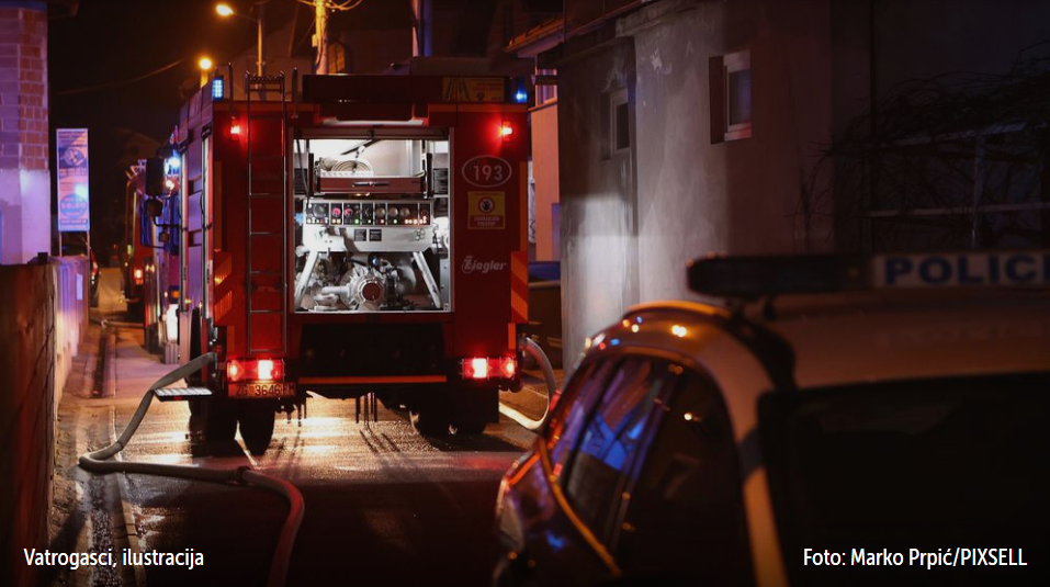 Strava na istoku Hrvatske: Žena (35) usred noći zapalila kuću u kojoj je spavala četveročlana obitelj