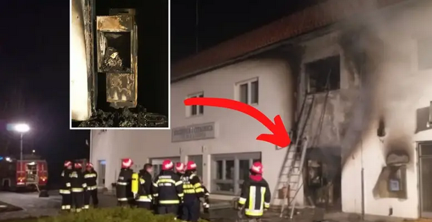 Raznijeli bankomat i zapalili Dom kulture u Velikoj Ludini