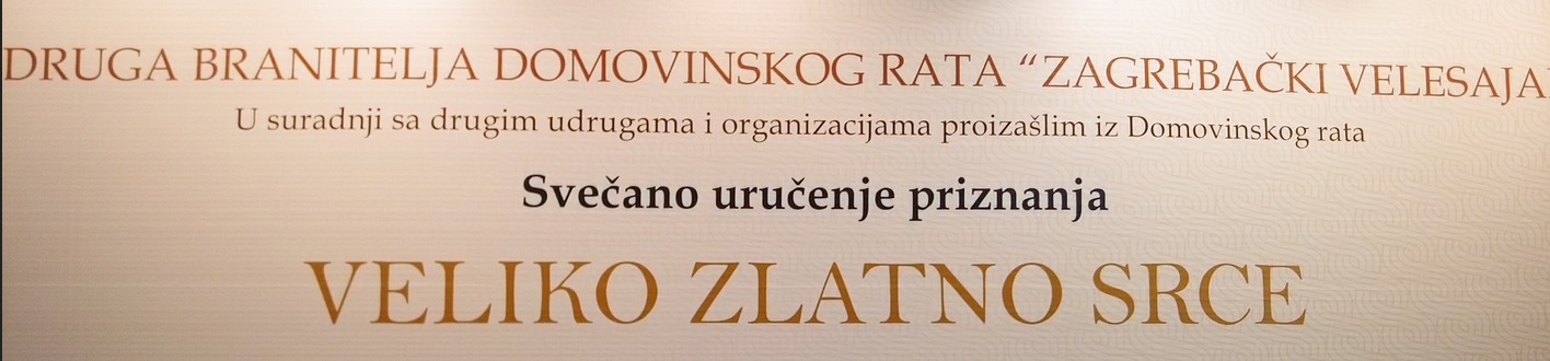Ivica Pandža - Orkan dobitnik priznanja "Veliko zlatno srce" za 2025. godinu