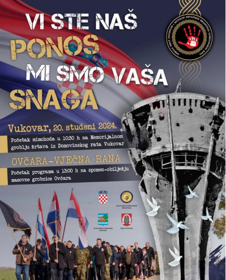 "Vi ste naš ponos - mi smo Vaša snaga" i prigodni program "Ovčara - vječna rana"