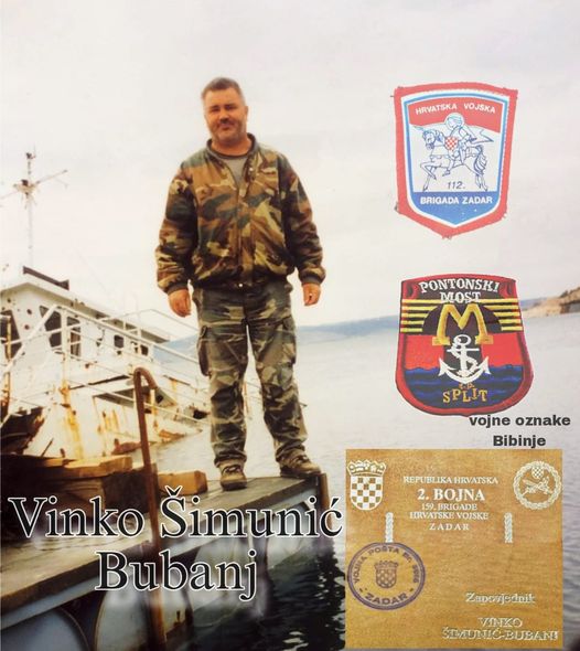 U SPOMEN Bojnik Vinko Šimunić Bubanj