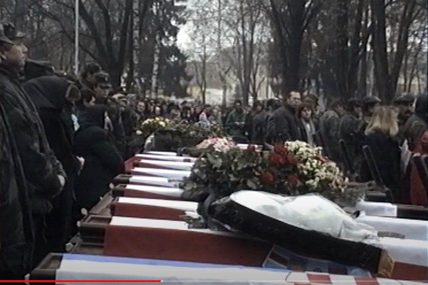 POKOPANE 43 ŽRTVE ZLOČINA U VOĆINU - 18. prosinac 1991. godine (VIDEO)