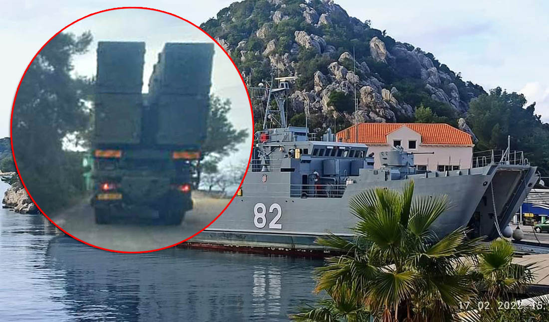 ŠTO SE ZBIVA? Na Mljetu iskrcani vojska i raketni sustav velikog dometa