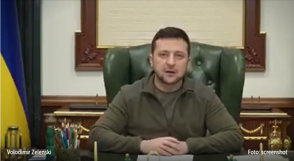 Ukrajinski predsjednik Volodimir Zelenski objavio novu snimku, ovaj put iz - ureda u Kijevu: "Ne skrivam se. I ne bojim se nikoga!"