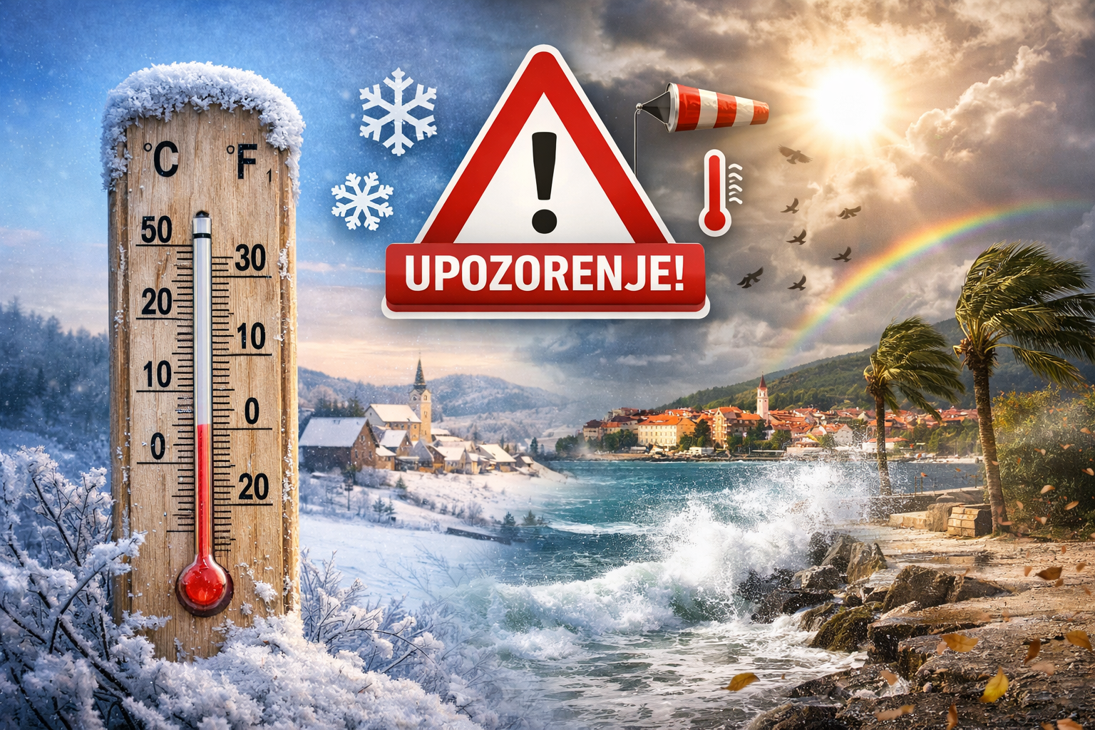 Polarni minusi jutros okovali Hrvatsku, ali stiže snažan obrat: Od sredine tjedna naglo zatopljenje