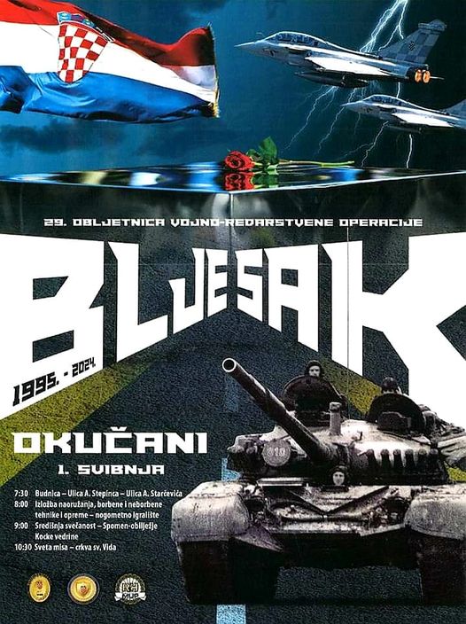 PROGRAM 29. OBLJETNICE VOJNO-REDARSTVENE OPERACIJE „BLJESAK“