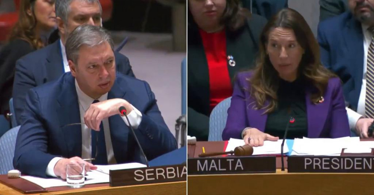 Vučić radio cirkus u Vijeću sigurnosti, predsjedavajuća lupala rukom po stolu, a onda je - morao ušutjeti!
