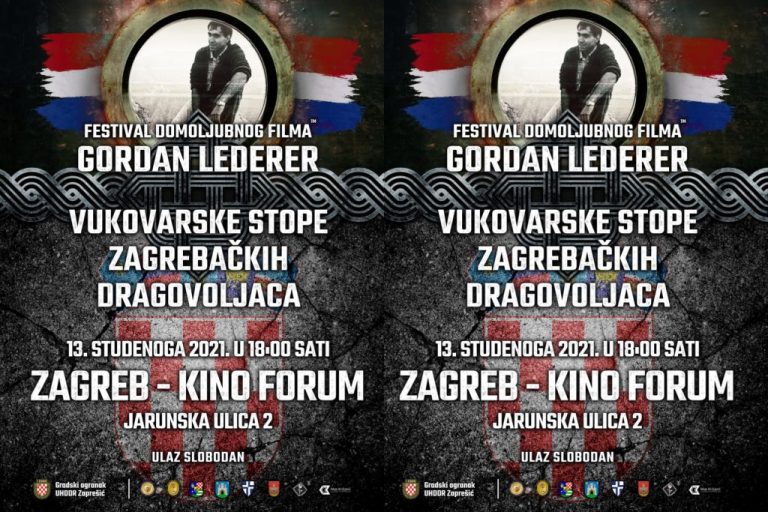 Zagreb: Danas u 18 sati premijera filma o zagrebačkim dragovoljcima koji su branili Vukovar 1991.