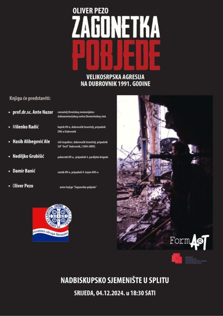 Predstavljanje knjige 'Zagonetka pobjede' u čast 33. obljetnice obrane Dubrovnika