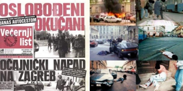 03. svibnja 1995 - Drugi dan zaredom raketiran je glavni grad Hrvatske