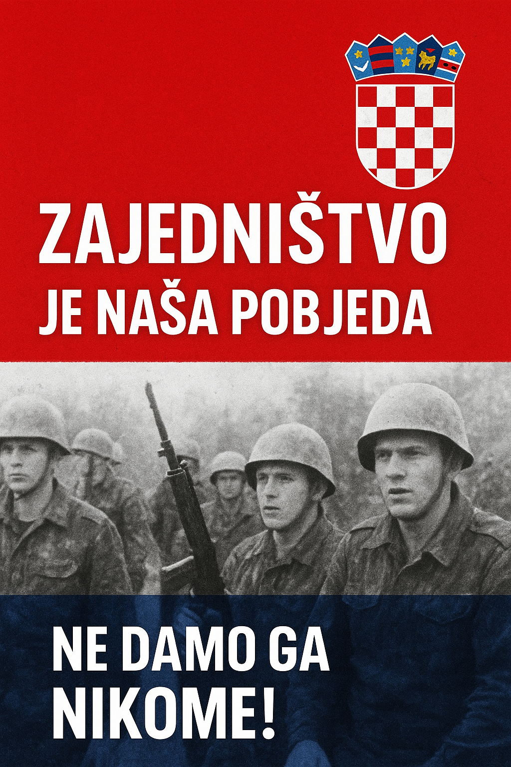 ZAJEDNIŠTVO JE NAŠA POBJEDA – NE DAMO GA NIKOME!
