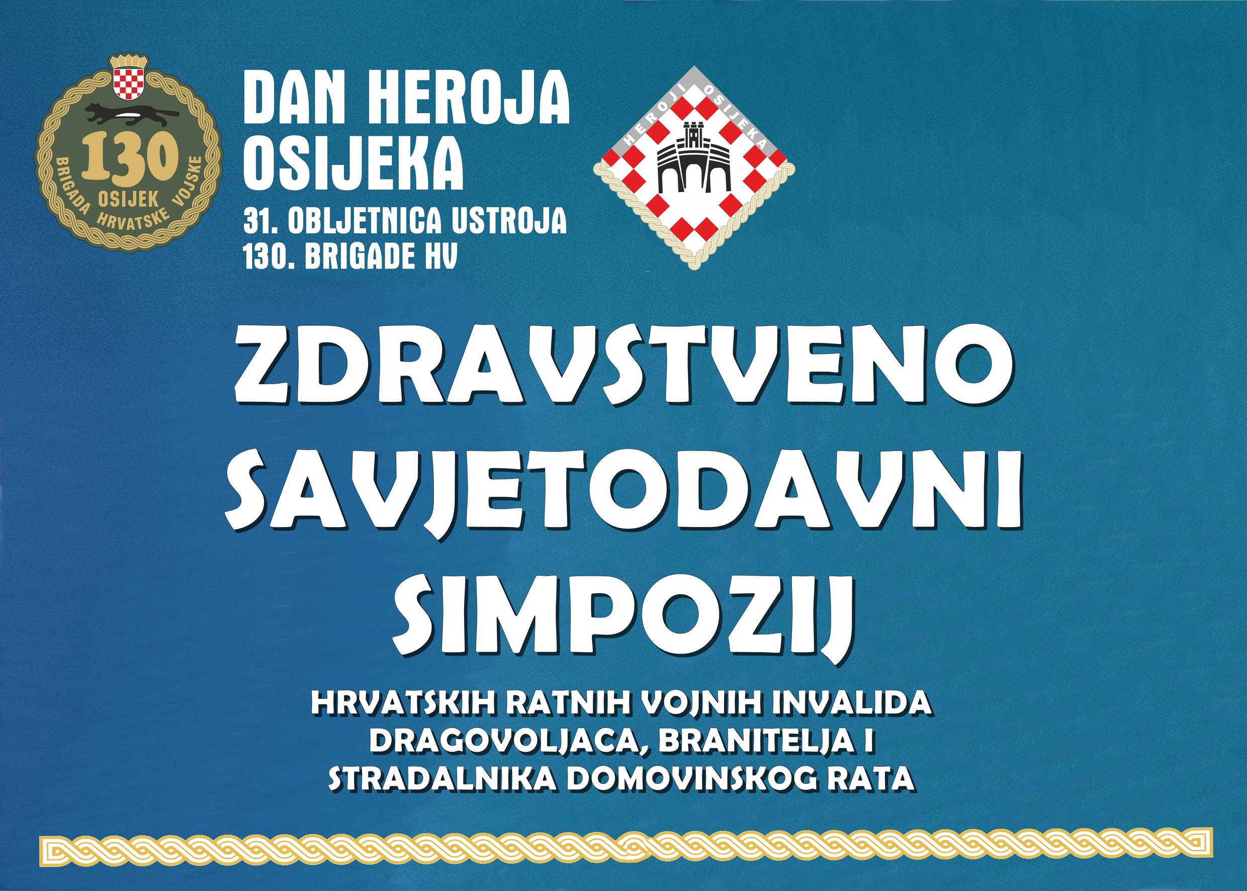 Zdravstveno savjetodavni simpozij hrvatskih branitelja u Osijeku predstavio projekt izvaninstitucionalne skrbi i medicinske pomoći "Zajedništvo je naša snaga"