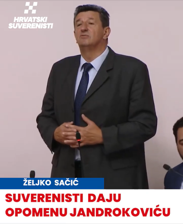 VIDEO - I TO SE DOGAĐA: Zastupnik Željko Sačić dao opomenu predsjedniku Hrvatskog sabora Gordanu Jandrokoviću