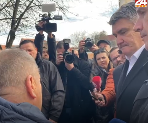Zoranu Milanoviću prišao petrinjski branitelj: Raspravljali kaže li se Banija ili Banovina