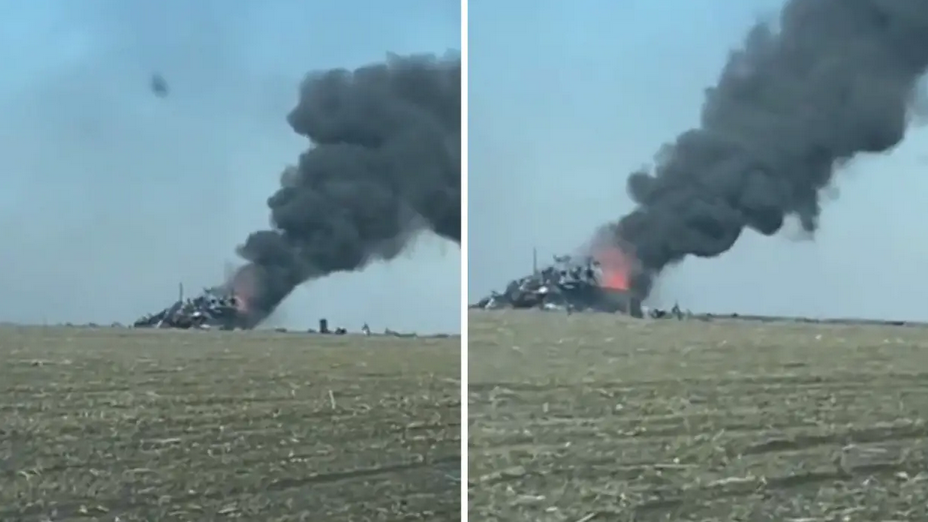 VIDEO Ukrajinci tvrde da su oborili ruski borbeni avion