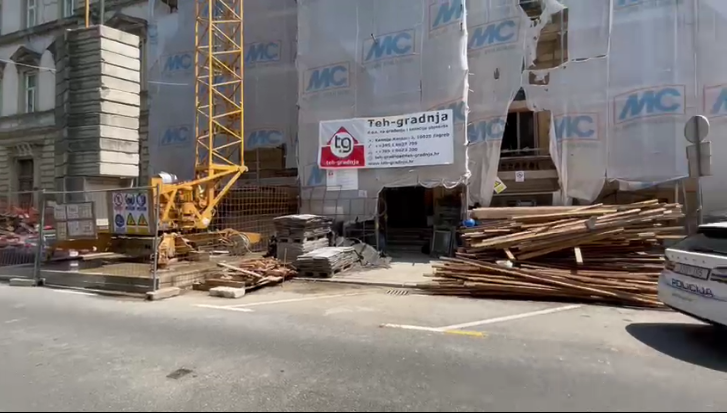 Eksplozija na Zrinjevcu: Radnik ozlijeđen eksplozijom 'zvončića'